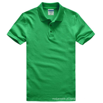 Algodão pesado com Spandex Moda Custom Men Polo T-Shirt